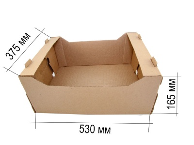 Картонная коробка для овощей (530*375*165), П-32, ВЕ