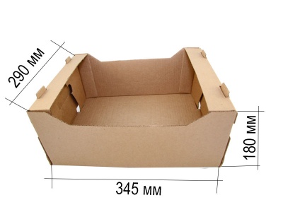 Картонная коробка для овощей (345*290*180), П-32, ВЕ